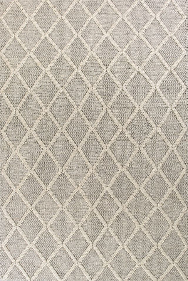 KAS Rugs Cortico Grey Diamonds 5'x7' Rug-0