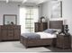 Jofran Inc. Madison County 4-Piece Barnwood King Panel Bedroom Set-1