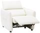 Michael Amini® Mia Bella Snow White Leather Power Recliner-3