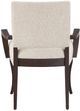 Universal Explore Home™ Arcata Crossover Sand White/Otter Dining Arm Chair-3
