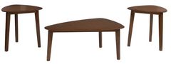 Signature Design by Ashley® Lyncott 3-Piece Brown Occasional Table Set