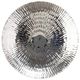 A & B Home Fassett 3-Piece Silver Textured Stainless Steel Disc Accent Set-1