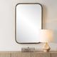 Uttermost® A Little Knotty Aged Bronze Vanity Mirror-1