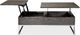 Mazin Furniture Harmony Gray Lift Top Coffee Table with Chrome Base -3