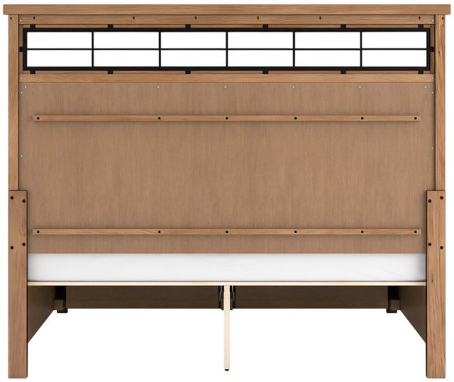 Signature Design by Ashley® Taffenbrook Medium Brown King Storage Panel Bed-3