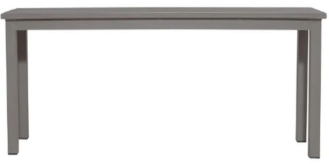 Liberty Furniture Plantation Key Granite Cast Aluminum Outdoor Dining Bench-1