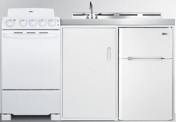 Summit® 60" White All-In-One Kitchenette-0