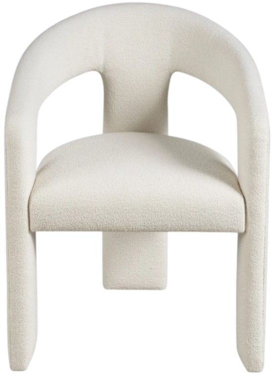 Universal Explore Home™ New Modern Vesper Canberra Ivory Arm Chair-3