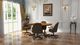 Chromcraft Customizable Bailey Caster Swivel Dining Chair-1