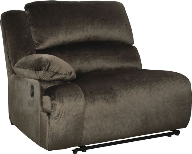 Signature Design by Ashley® Clonmel 3-Piece Chocolate Manual Reclining Left Arm Facing Chaise Sectional-2