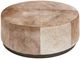 Classic Home Andre Canyon Dust 40" Round Ottoman-2