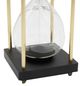 A & B Home Black/Brass 9" Hourglass in Stand-2
