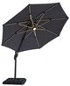 Furniture of America® Fera Gray Aluminum/Polyester Outdoor Umbrella-1