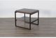 Sunny Designs™ Tyler French Brown End Table with Black Metal Frame-1