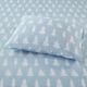 Olliix by True North by Sleep Philosophy Blue Forest Twin Cozy 100% Cotton Flannel Printed Sheet Set-1