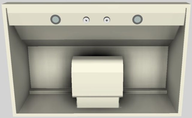 Vent-A-Hood® 36" Biscuit Wall Mounted Range Hood-3