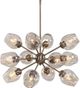 Uttermost® Chet Antique Brass Chandelier-3