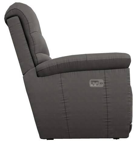 La-Z-Boy® Joshua Grey Leather Power Wall Recliner with Headrest and Lumbar-2