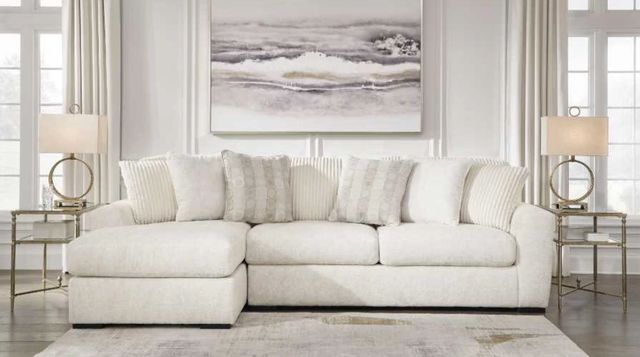 Signature Design by Ashley® Chessington 2-Piece Ivory Left-Arm Facing Sectional and Chaise-3