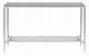 ACME Furniture Adelrik Glass Top Sofa Table with Chrome Frame-1