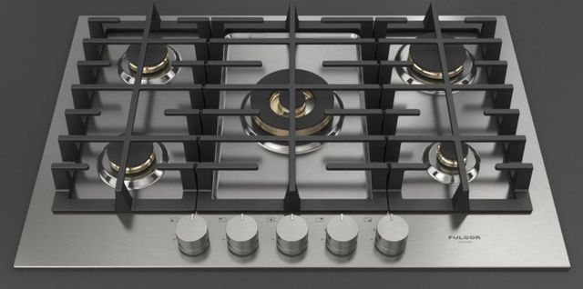 Fulgor Milano® Matteo 400 Series 30" Brushed Stainless Steel Gas Cooktop-1