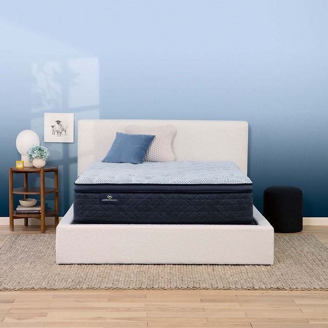 Serta® Perfect Sleeper® Navy Inlet Hybrid Firm Pillow Top Twin XL Mattress-6