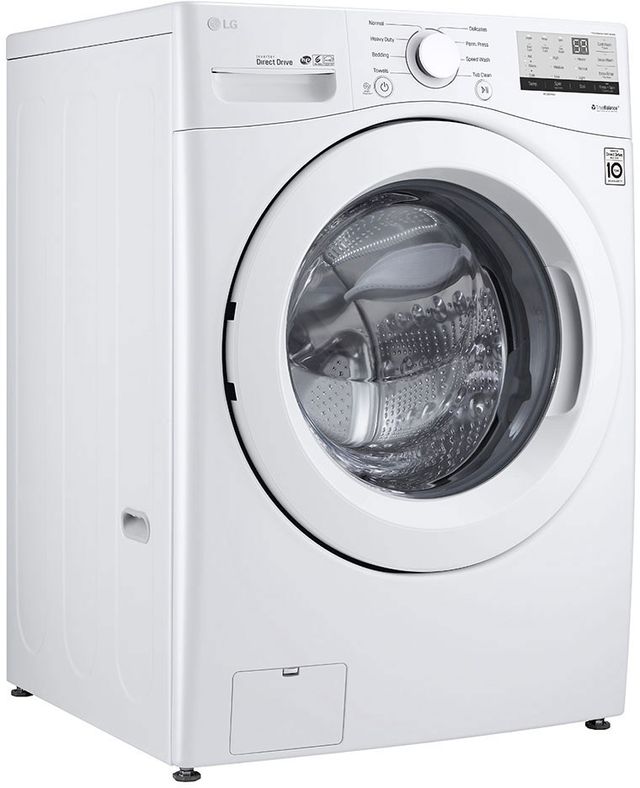LG 5.2 Cu. Ft. White Front Load Washer-2