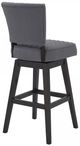 Armen Living Gia 26" Gray Counter Stool-1