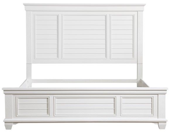 Homelegance® Mackinac White Queen Panel Bed-3