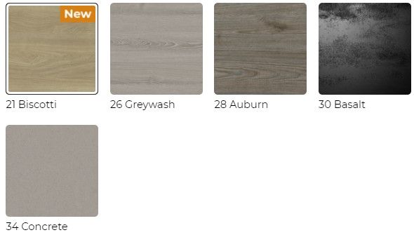Amisco Customizable Calypso Thermo Fused Laminate 39" Coffee Table-3
