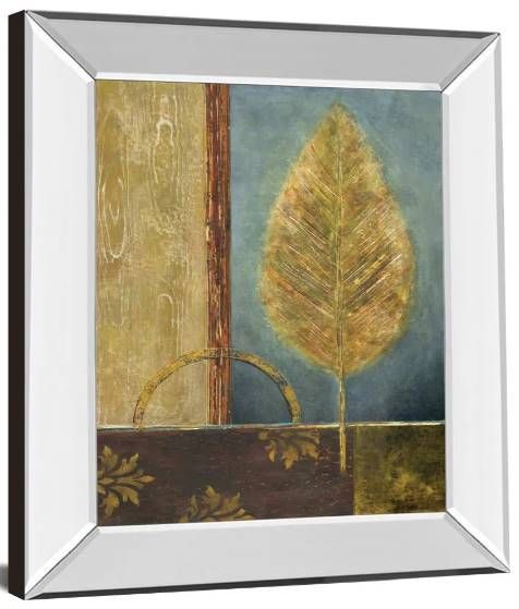 Classy Art Azure Leaf by Viola Lee Wall Art-1