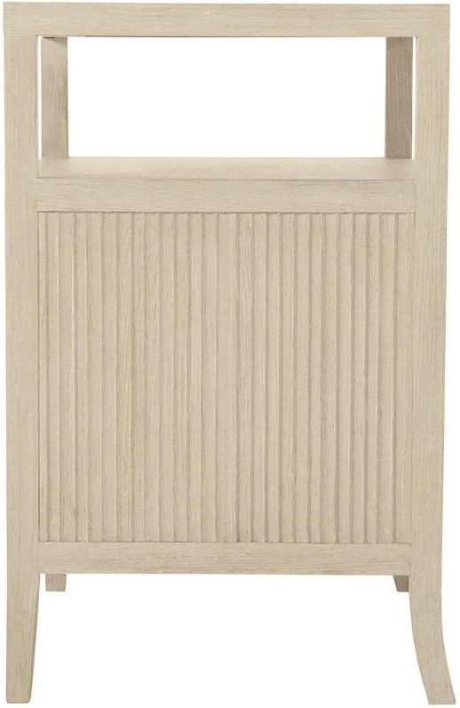 Bernhardt East Hampton Cerused Linen 2-Drawer Nightstand-2