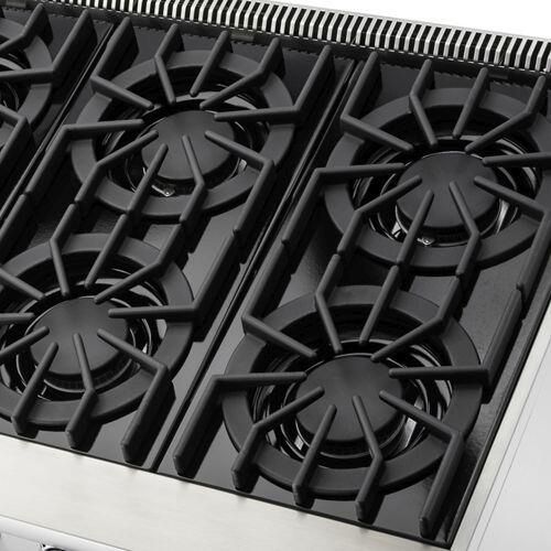 Viking® 5 Series 48" White Freestanding Liquid Propane Range-1