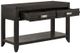 A & B Home Dark Brown Console Table with 2 Drawers-4