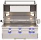 Fire Magic® Aurora 3-Burner Stainless Steel Built-In Natural Gas Grill with Left Analog, Magic View Window, Backburner and Rotisserie Kit-1