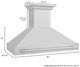 ZLINE 48" Stainless Steel Wall Mounted Range Hood -2