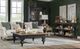 Legacy Classic Vintage Market Barnwood Oak Console Table with Kettle Black Base-2