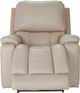 La-Z-Boy® Greyson Ice Leather Manual Rocking Recliner-3