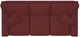 La-Z-Boy® Ryder duo® Claret Reclining Sofa-4