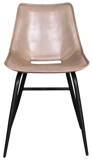 Home Trends & Design Essex Stanley Antique Ivory/Black Side Dining Chair-1