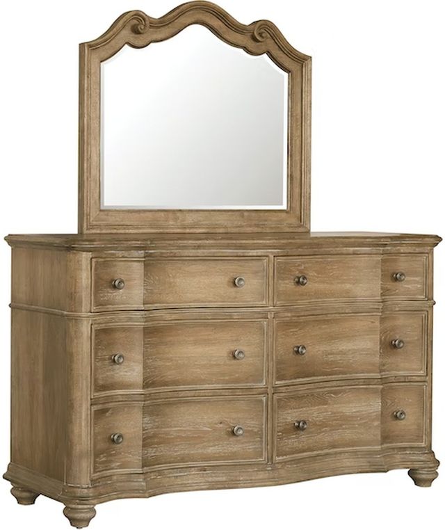 Pulaski™ Weston Hills Flax Seed Mirror-1