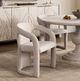 Classic Home Archie Birch Cream Dining Arm Chair-1