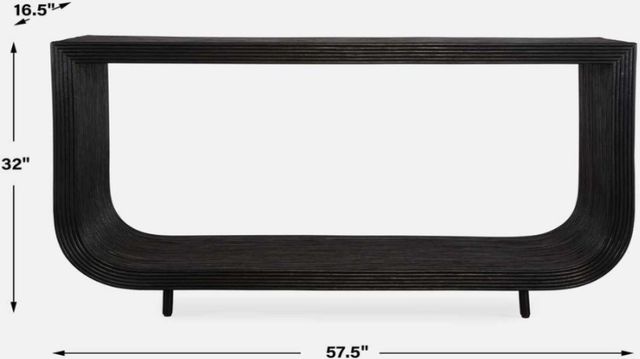 Uttermost® Compton Black Console Table-2
