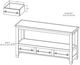International Furniture Direct Town Brown Sofa Table-5