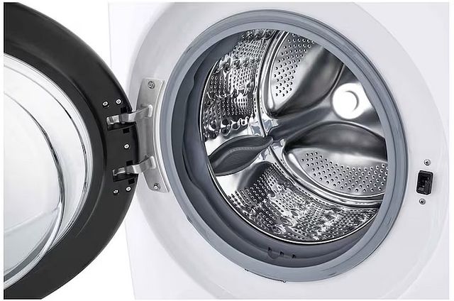 LG 5.2 Cu. Ft. White Front Load Washer with AI Wash-4