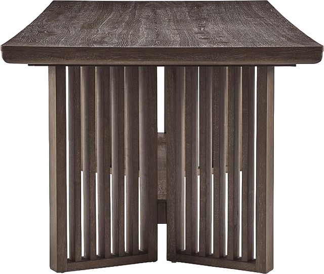 Magnussen Home® Kavanaugh Weathered Kona Brown Trestle Dining Table-2
