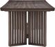Magnussen Home® Kavanaugh Weathered Kona Brown Trestle Dining Table-2
