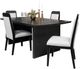 Coaster® Brookmead 5-Piece Black Extension Leaf Dining Table Set-0