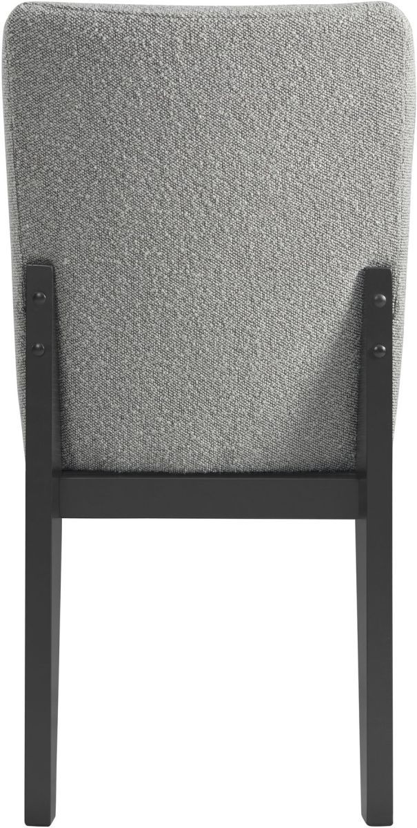 Elements International Portland Black/Grey Dining Side Chair-2