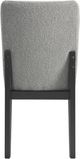 Elements International Portland Black/Grey Dining Side Chair-2